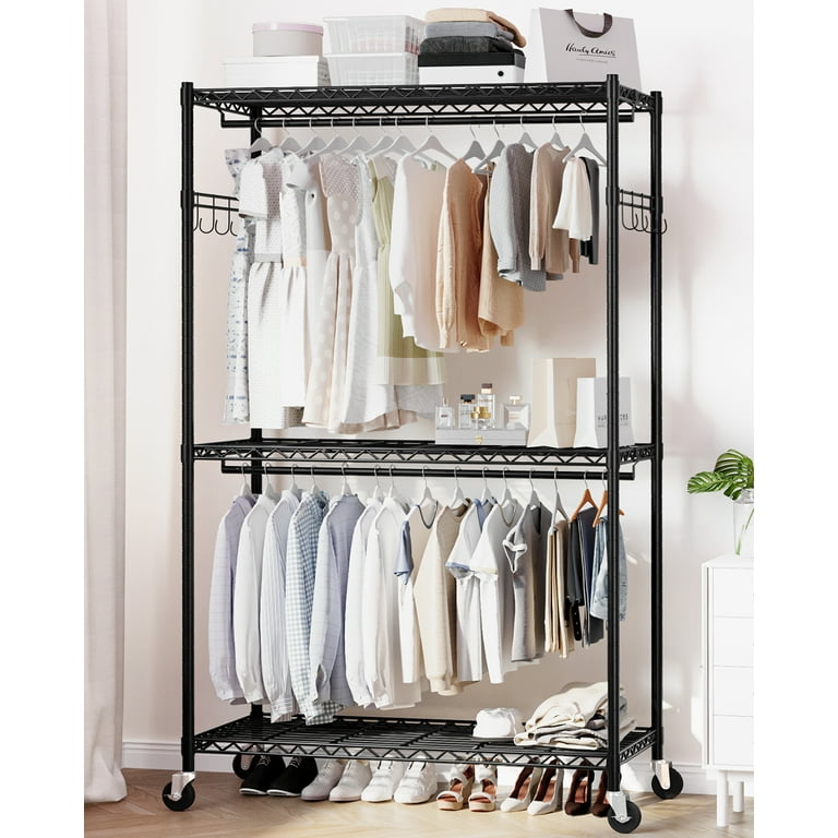 Heavy-Duty Wire Garment Rack