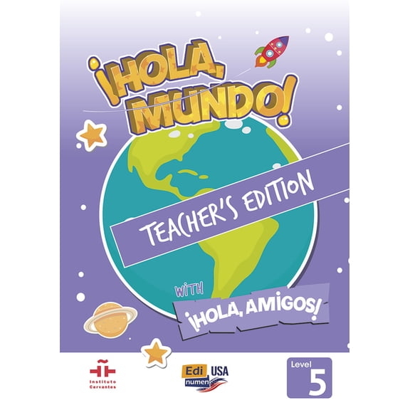 HOLA MUNDO 5 - Teacher Print Edition plus 5 years Online Premium access (all digital included)+ Hola amigos 5 years (Paperback)