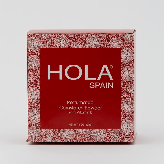 Hola Spain Perfumed Dusting Powder, Silky Body Powder with Classic Spanish Fragrance, 4.2 oz