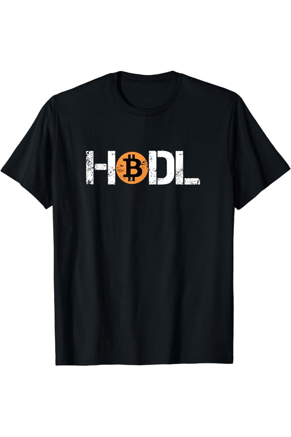 HOLD Bitcoin BTC Logo Cryptocurrency Trader Gift T-Shirt