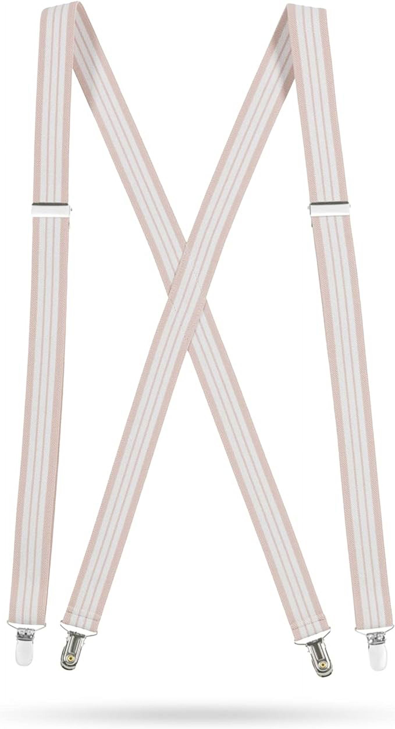 HOLD’EM Men’s XBack Adjustable suspenders for trousers & jeans