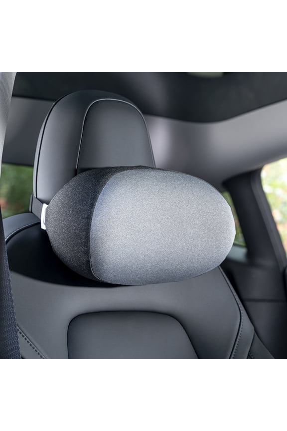 Car Neck Pillow Ergonomic Design Memory Foam Seat Support Pillow (Gray) H190