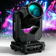 Moving Head Stage Lights 280W 10R (8500K) Beam Effect 14 Gobos 14 Colors 2 Prisms Linear Zoom DJ Spotlights Fogging & Rainbow Wheel Stage Lights for Party Disco KTV Show