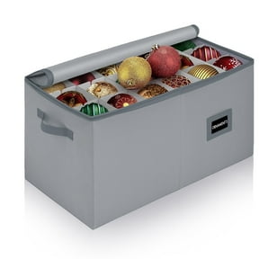 HOLDN' STORAGE Adult Solid Print Stackable Keepsake Tear Resistant 600D Storage Room Box, Gray