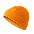 thumbnail image 1 of HOLEI Knitted Hemming Hat And Hat Mens Womens Pom for Women with Faux Warm Knit And Knitted Hats Cap Winter Mens Caps Winter Hats Orange1, 1 of 1