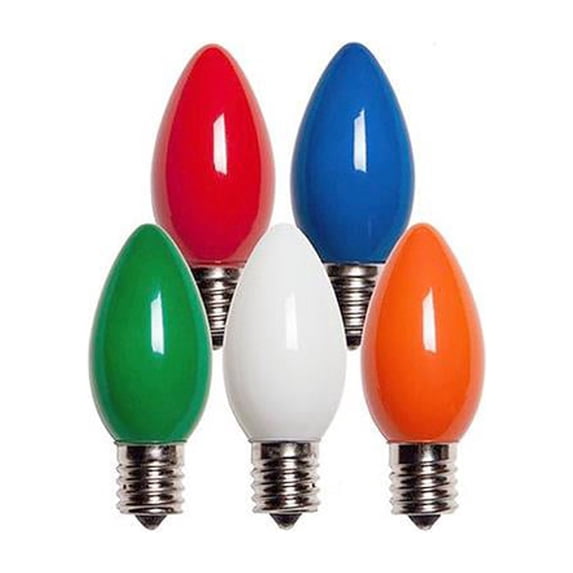 HOLIDAY BRIGHT LIGHTS 25PK Mult Incan C9 Bulb BU25-C9-OMU