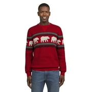 Chaps Mens Holiday Crew Neck Pullover Christmas Sweater, Sizes S - 2XL