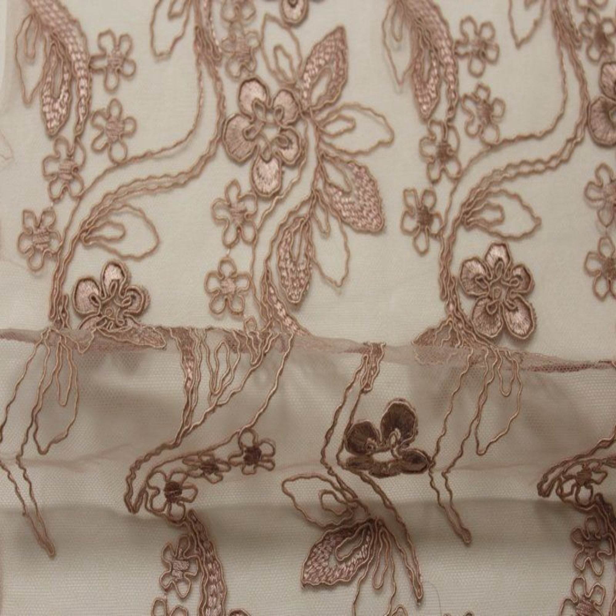 Lace Net Material HOLIDAY Embroidered Mesh Fabric. Lace Netting Material 54 Inch in Width ...