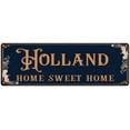 thumbnail image 1 of HOLLAND Home Sweet Home Victorian Look 8x24 Metal Sign 108240046675, 1 of 1