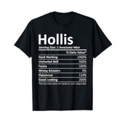 LILYDIYSHIRT HOLLIS Nutrition Funny Birthday Personalized Name Gift Idea Tee