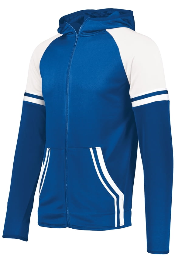 YOUTH RETRO GRADE JACKET, ROYAL/WHITE, L