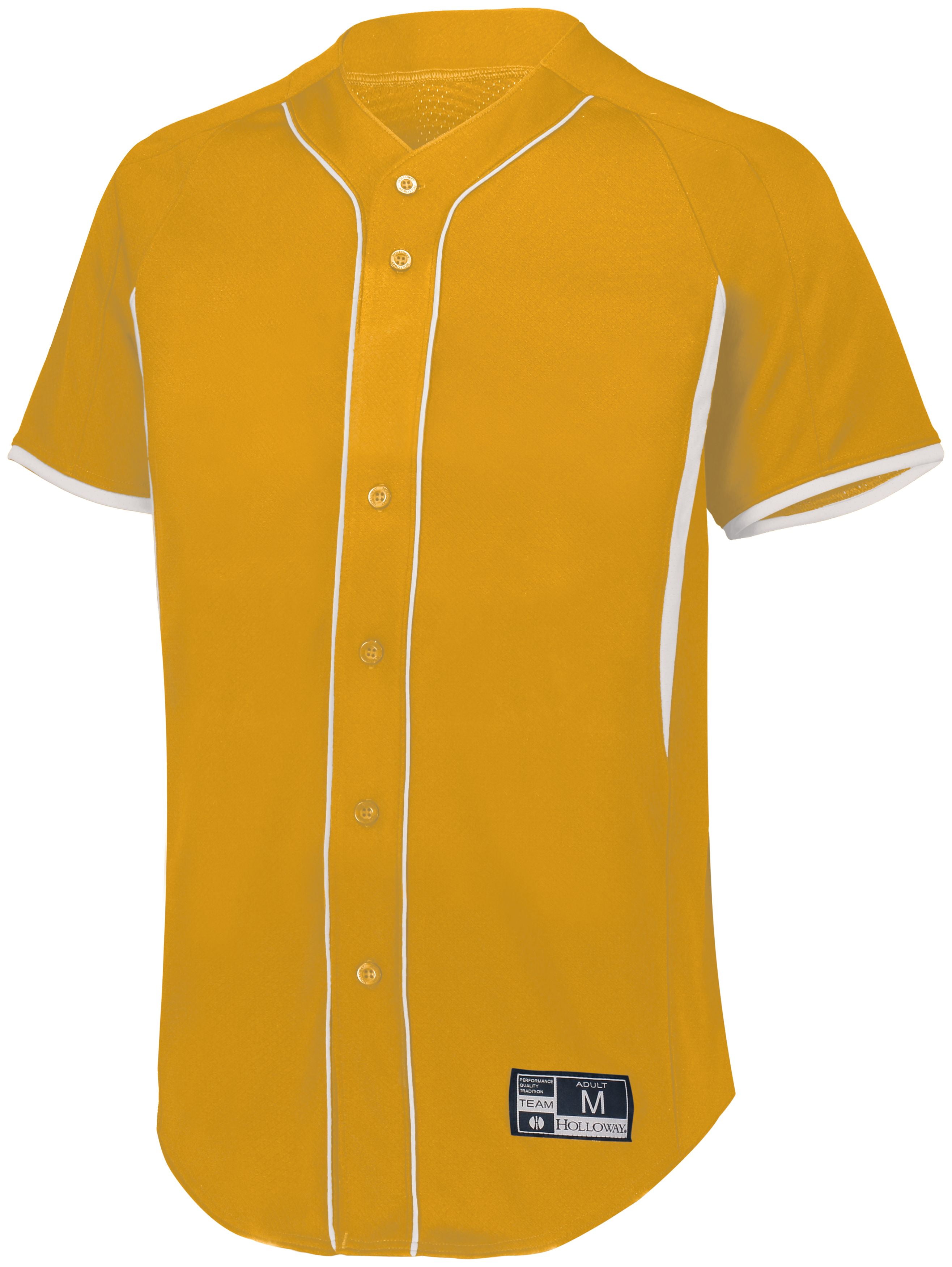 HOLLOWAY Youth Game7 Full Button Baseball Jersey Walmart