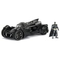 thumbnail image 1 of DC Comics Batman 2015 Arkham Knight Batmobile & Batman Metals Die-castcollectible toy vehicle with figure, 1 of 15