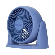 Holmes Blizzard 3-Speed Air Circulator Fan, 90  Adjustable Tilt, Removable Grill, Blue, 14441