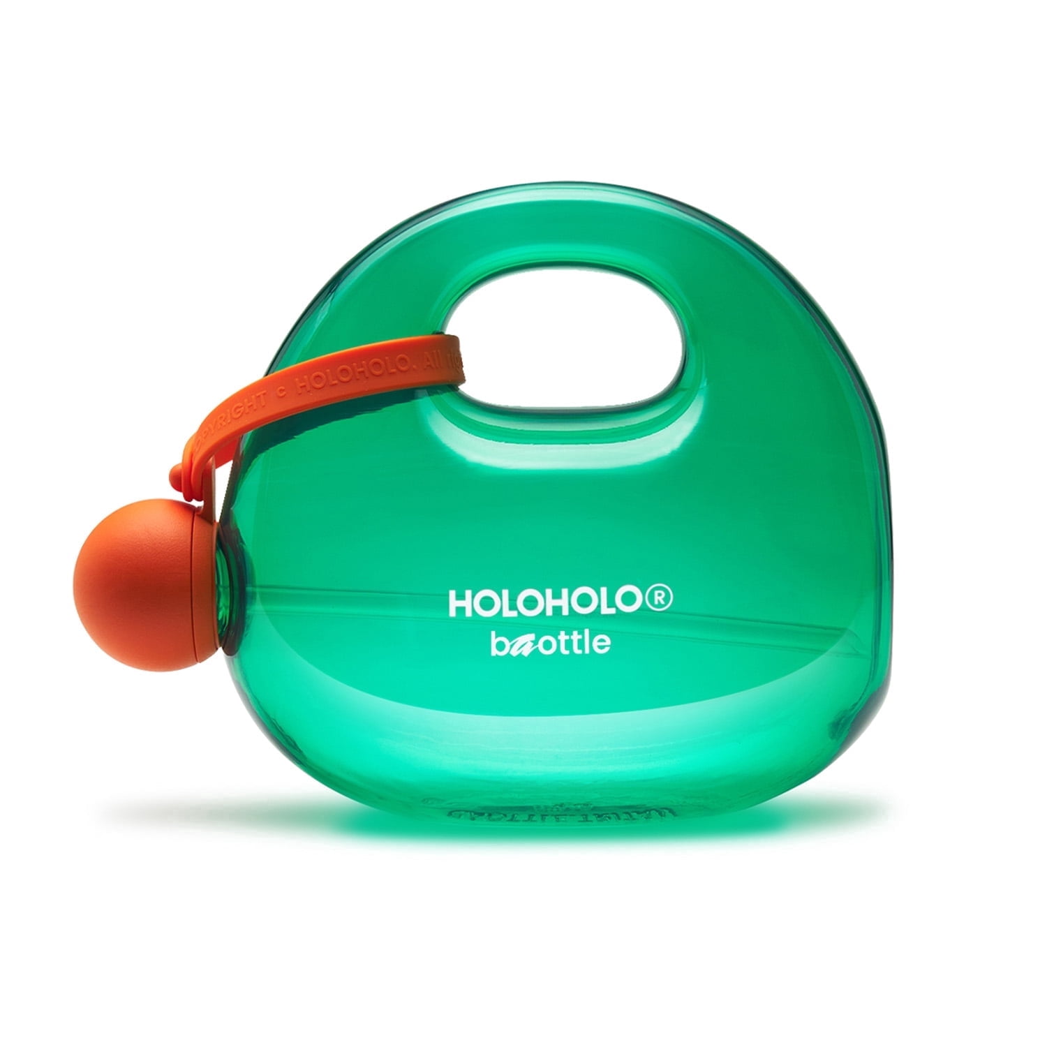 HOLOHOLO 41oz Leak-Proof Water Bottle with Straw & Carrying Strap Ideal for Sports Travel Aurora Green