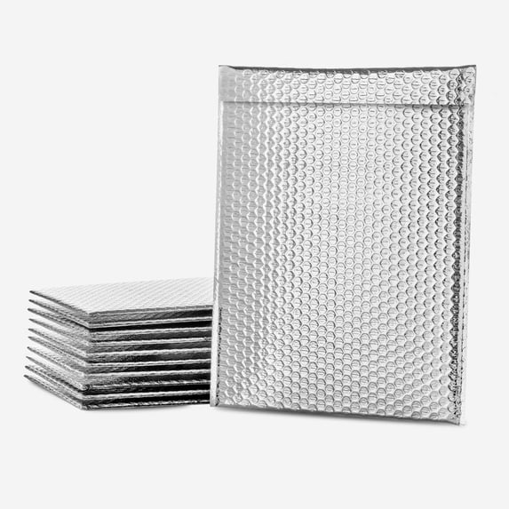 HOLPACK 8" x 11" Thermal Insulated Bubble Mailers, 100 Count, 1 pack, Made in USA