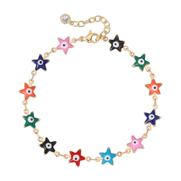 HOLYMAGIC Beaded Bracelets 14k Gold Plated Diamond Mother’s Day Gift