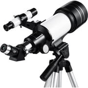 HOM Astronomical Telescope - 360  Rotational Telescope - Multiple Eyepieces Included for Adjustable Magnification