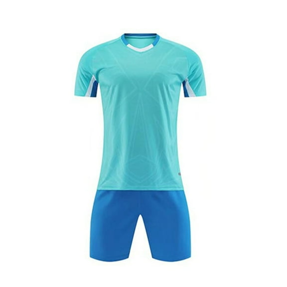 HOMADLES 2PC Boys Short T-shirt and ElastIic Waist Short Outfits Light Blue 9 T