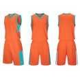 thumbnail image 1 of HOMADLES 2PC Boys Sweatsuits Short T-shirt and ElastIic Short Outfits Orange 13 T, 1 of 7