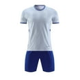 thumbnail image 1 of HOMADLES 2PC Gym Outfits for Teen Boys Crewneck Breathablle Tee and Athletic Shorts Outfits White 12 T, 1 of 4