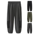 thumbnail image 1 of HOMADLES Boys Casual Pants Elastic Waist Quick Dry Hiking Trousers Relaxed Fit Lightweight Sweatpants Black Size 10 Years, 1 of 4