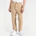 thumbnail image 1 of HOMADLES Boys Casual Pants Outdoor Hiking Elastic Waist Solid with Pocket Boys Fashion Pants Jogger Pants Khaki 9-10T, 1 of 7