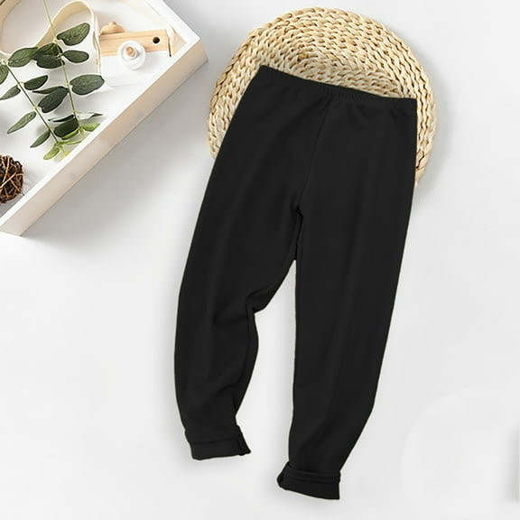 HOMADLES Boys Sweatpants Boy Cargo Pants Elastic Waist Pants with Pockets Outdoor Athletic Jogger Pants Black 5 T