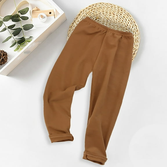 HOMADLES Boys Sweatpants Outdoor Athletic Elastic Waist Pants with Pockets Boy Cargo Pants Jogger Pants Brown 5 T