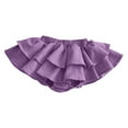 thumbnail image 1 of HOMADLES Girls Athletic Skirts Linen Elastic Waist A Line Pleated Skirt Fashion Skirt Purple 2-3 T, 1 of 3