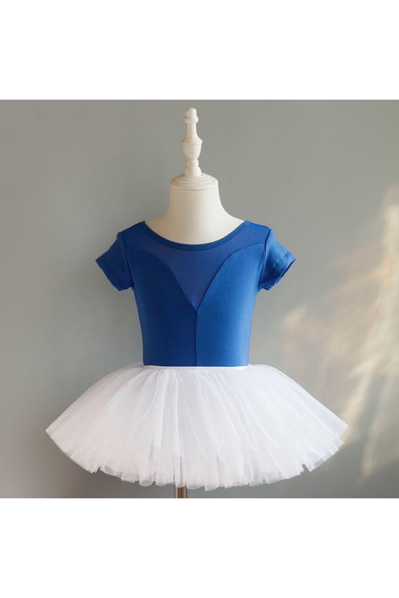 Girls Ruffle Dress, Girls Summer Dress Spaghetti Strap Sequin Shining Dress Ruffled Tiered Layed Dresses Performance Dress Blue M