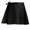 thumbnail image 1 of HOMADLES Girls School Skirt Princess Party Skirt for Girls High Waist A Line Mini Skorts Elastic Waist A Line Pleated Skirt Black 12-13T, 1 of 1