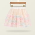 thumbnail image 1 of HOMADLES Girls Sports Skirts Girls School Uniform Skirt High Waist A Line Mini Layered Skorts Solid Stretch Classic Layered Skirt Multicolor 3-4T, 1 of 9