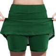 thumbnail image 1 of HOMADLES Girls Tennis Skirt High Waist A-line Athletic Skirt Half Body Skirt Girls' Leisure Skirts Girls Back to School Skirts Fashion Skirt Green 3 T, 1 of 6