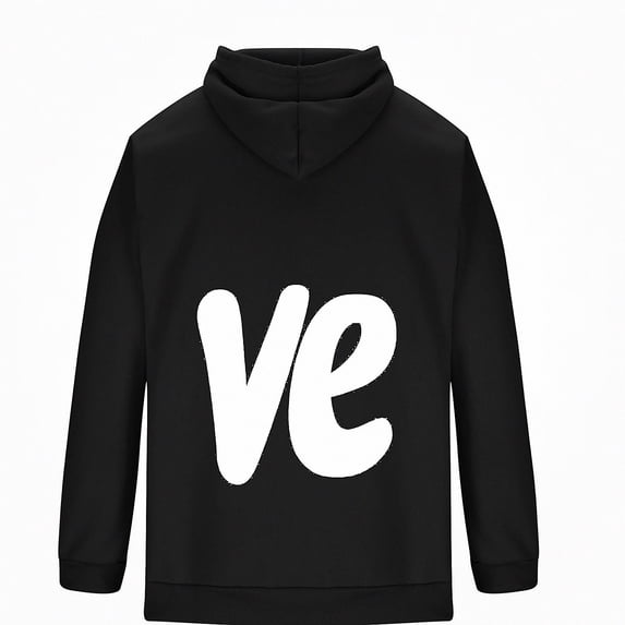 HOMADLES Mens Graphic Hoodies Pullover Loose Fit Long Sleeve Hooded Sweatshirt Casual Tops Black Size 3XL