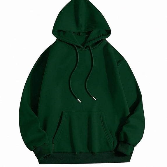 HOMADLES Mens Graphic Hoodies Pullover Loose Fit Long Sleeve Hooded Sweatshirt Casual Tops Green Size L