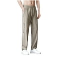 thumbnail image 1 of HOMADLES Mens Sports Jogger Pants for Men Loose Lightweight Quick Dry Plus Size Outdoor Jogger Pants for Men Khaki 6XL, 1 of 2