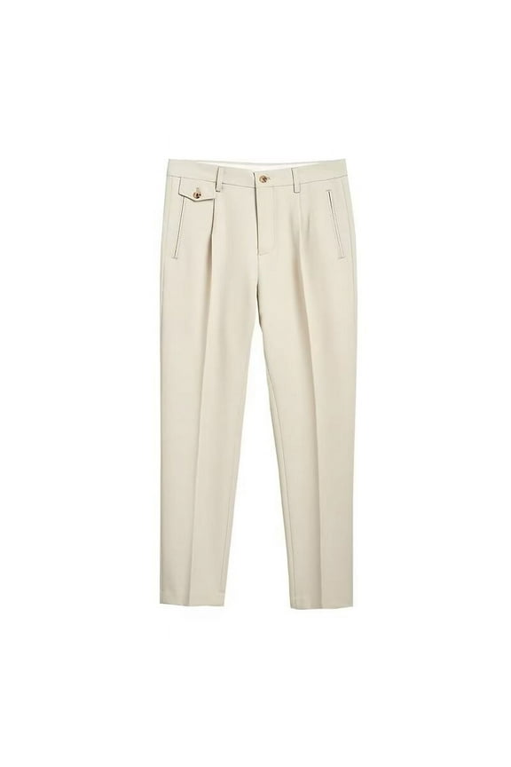 Mens Sports Jogger Pants for Men Plus Size Solid Straight Leg Casual Pants Outdoor Jogger Pants for Men Beige L