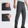thumbnail image 1 of HOMADLES Mens Summer Pants Sweatpants Jogging Elastic Waist Quick Dry Stretch Lightweight Breathable Drawstring, Sweatpants Dark Gray, 1 of 7