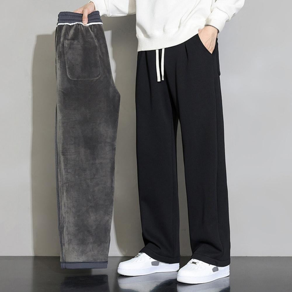 HOMADLES Mens Sweatpants Open Bottom with Drawstring Outdoor