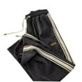 thumbnail image 1 of HOMADLES Sports Pants for Men Drawstring with Pocket Athletic Hiking Mens Open Bottom Pants Gray M, 1 of 5