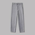 thumbnail image 1 of HOMADLES Teen Boys School Pants for Boys Flat Front Formal Straight Leg Hiking School Dress Pants, Jogger Pants Gray 4 T, 1 of 3