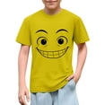 thumbnail image 1 of HOMADLES Toddler Boy Short Sleeve&nbsp;Graphic Tees Crewneck Summer Lightweight T Shirt for Boys, Yellow 11-12 T, 1 of 6