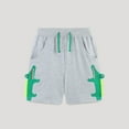 thumbnail image 1 of HOMADLES Toddler Boys Short Graphic Elastic Drawstring Casual Shorts B Gray 4 T, 1 of 1