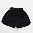 thumbnail image 1 of HOMADLES Toddler Boys Shorts Solid Elastic Soft Casual Shorts Black 3-4T, 1 of 3
