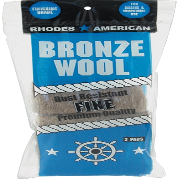 Homax Bronze Fine Wool Pad - Fine Abrasive - 3 Pack