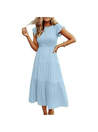 Light blue dress walmart discount