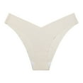 thumbnail image 1 of HOMBOM Bamboo Cool Panties for Women Low Rise Briefs White No-Show Seamless Ladies Underwear Cheeky L, 1 of 2