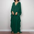 thumbnail image 1 of HOMBOM Bathing Suit Cover Up for Women Beach Robe V Neck Ladies Summer Dresses Vacation, 1 of 6