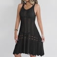thumbnail image 1 of HOMBOM Beach Cover Up for Women Beach Coverup Hollow Out Casual Ladies Summer Dresses, 1 of 6